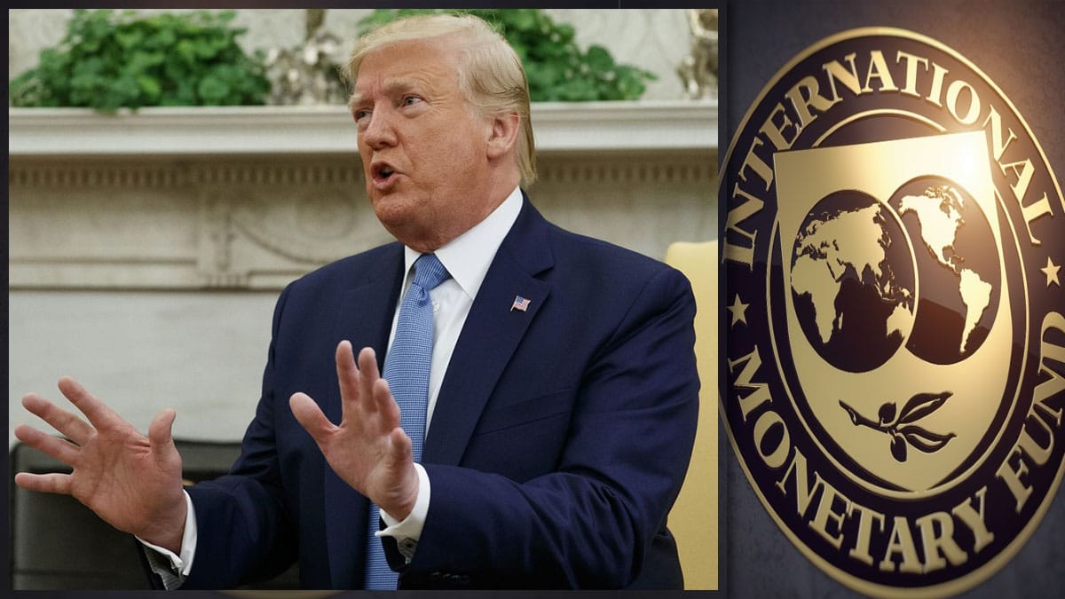 Gráfico de economia global com bandeira dos EUA e China